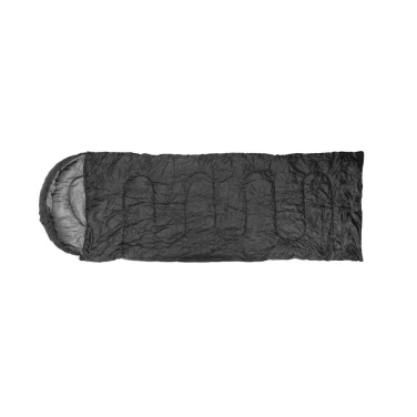 Logo trade promotional giveaways image of: Sleeping bag TROMES Schwarzwolf